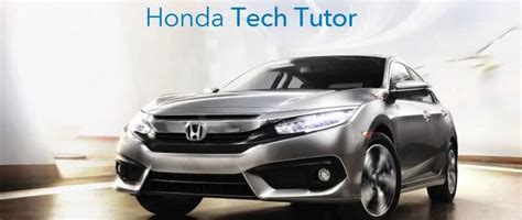 Honda Tech Tutor: How